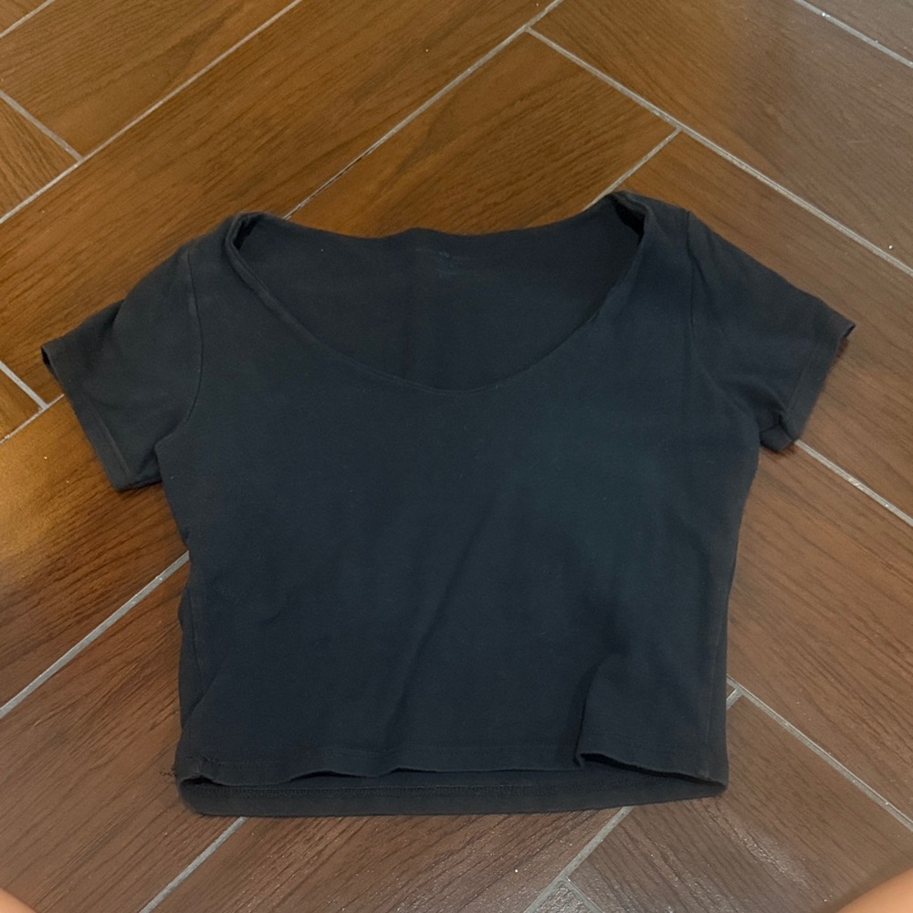 Black Women's Crop Top